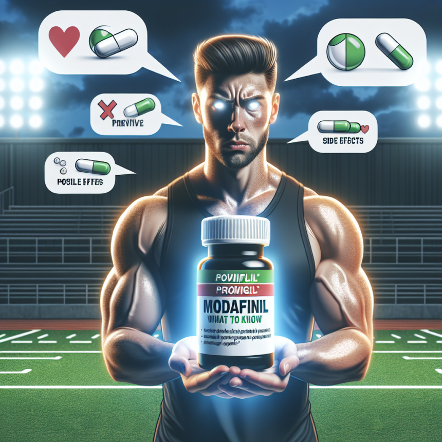 Gli effetti collaterali del Modafinil (Provigil) nell'ambito sportivo: cosa sapere