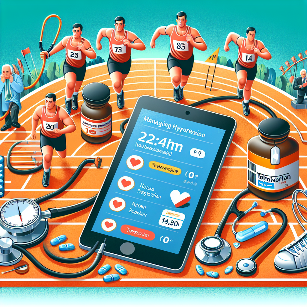 Telmisartan per la gestione dell'ipertensione nelle discipline sportive