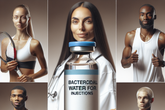 L'acqua battericida per iniezioni come supporto per la salute degli atleti